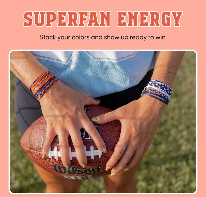 SUPERFAN ENERGY. Stack your colors and show up ready to win.