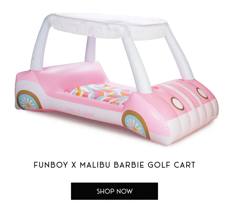 FUNBOY X MALIBU BARBIE GOLF CART