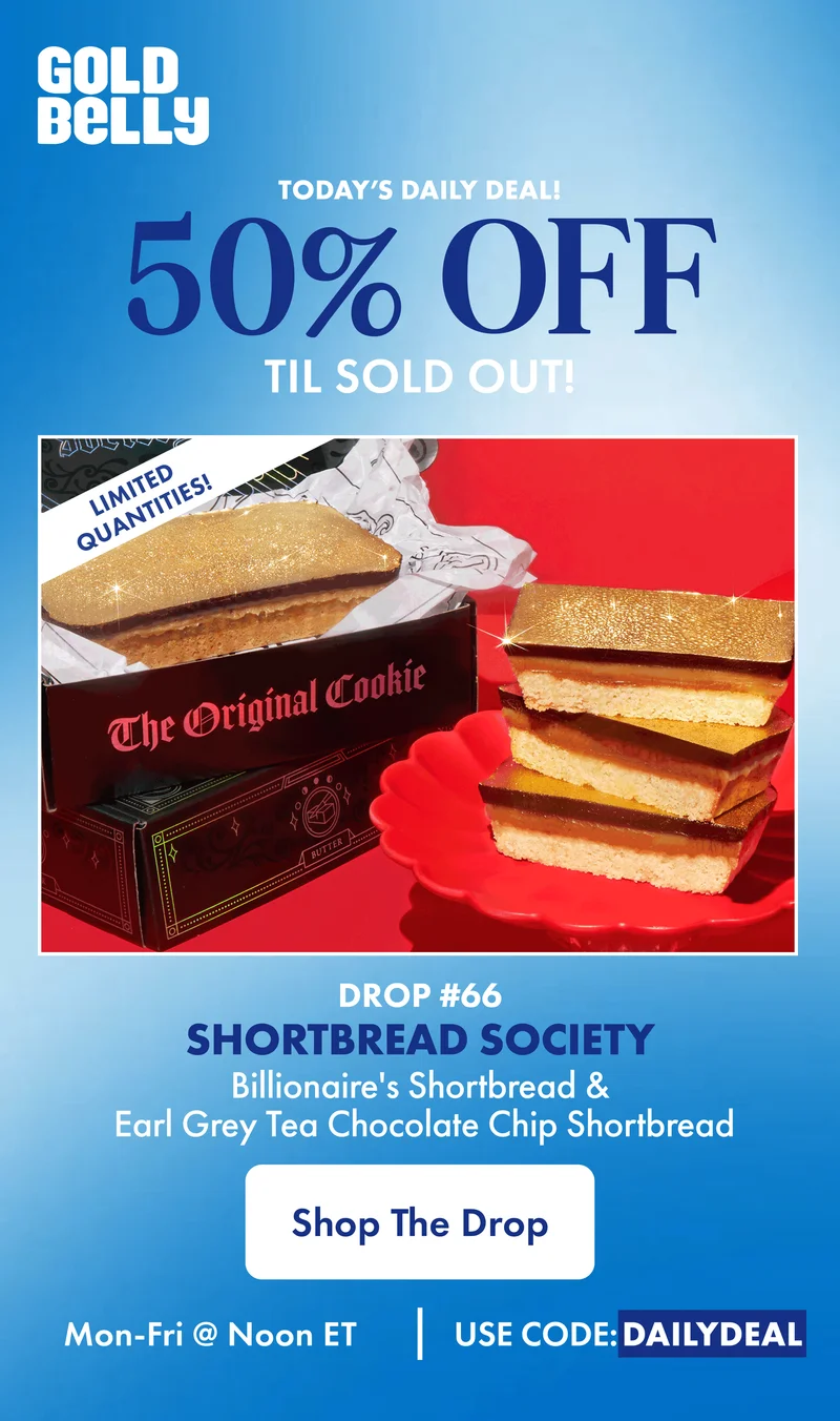 50% off one iconic food every day! 50% off one iconic food every day!