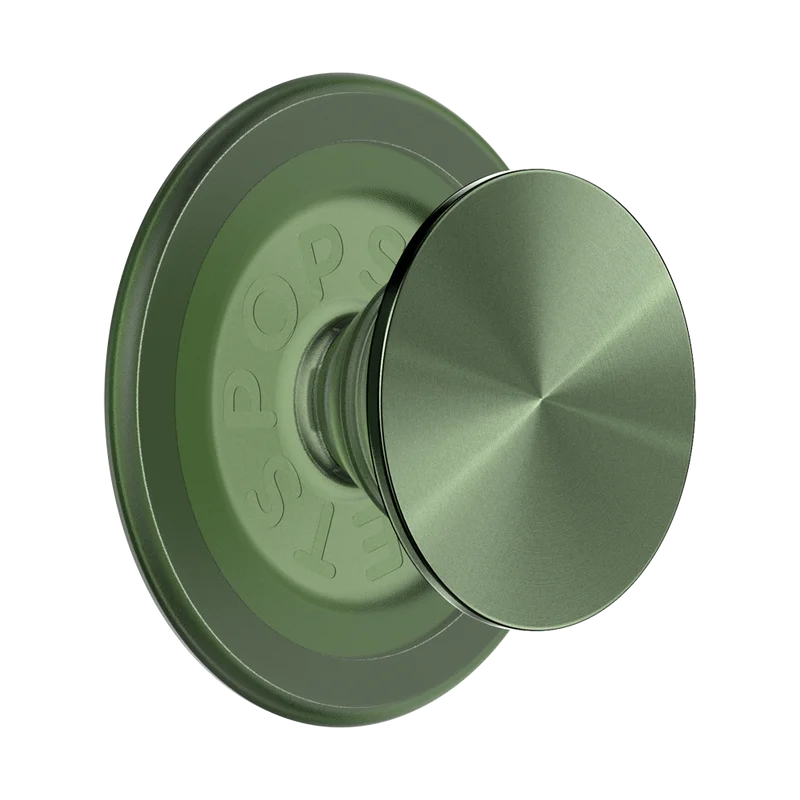 Image of Aluminum Radial Olive — MagSafe PopGrip