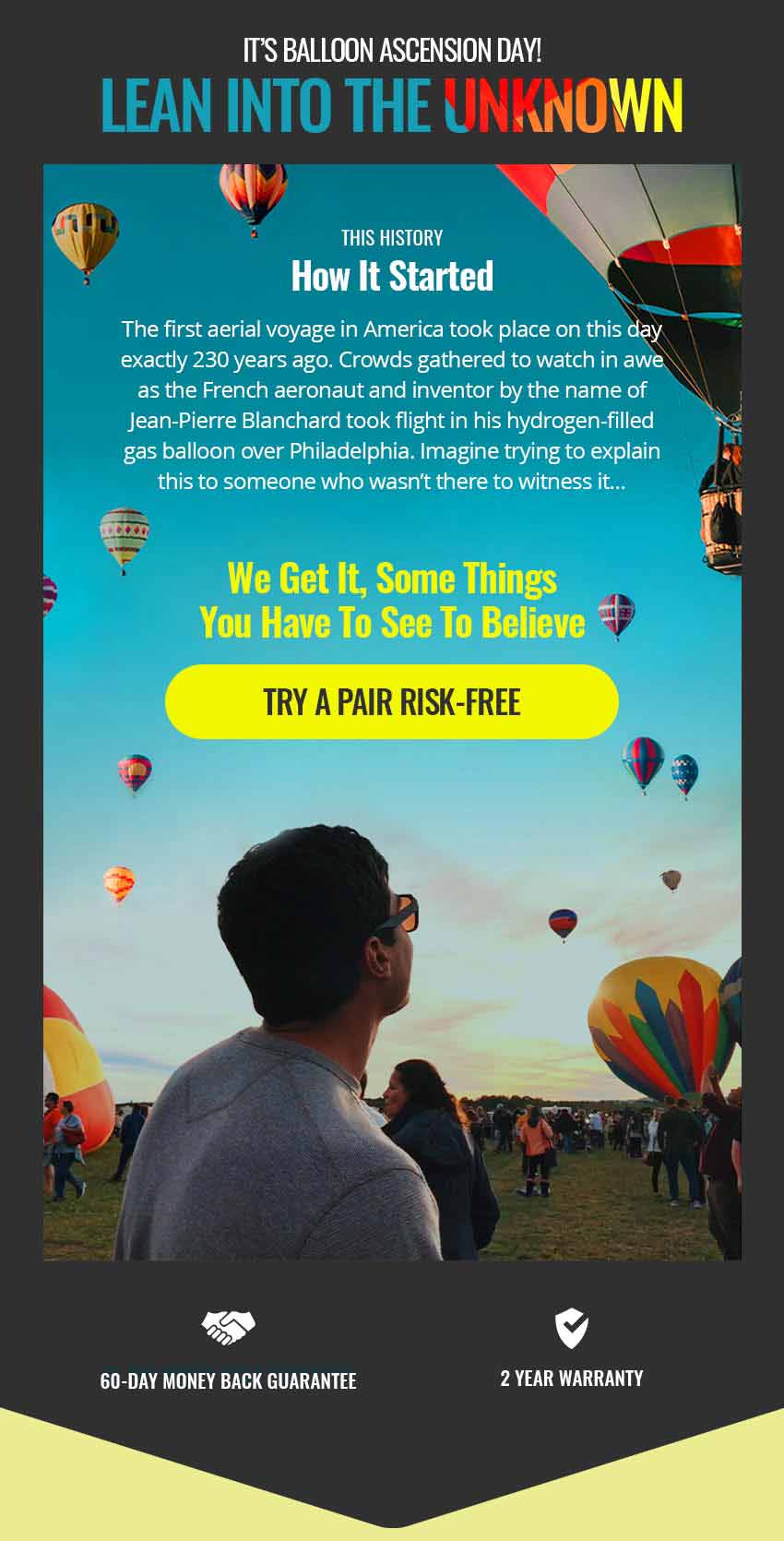 Try A Pair Risk-Free