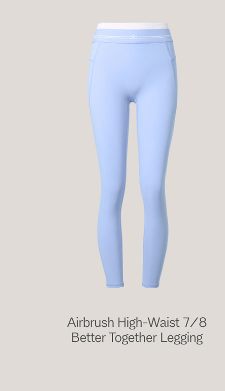Airbrush High-Waist 7/8 Better Together Legging - provence blue