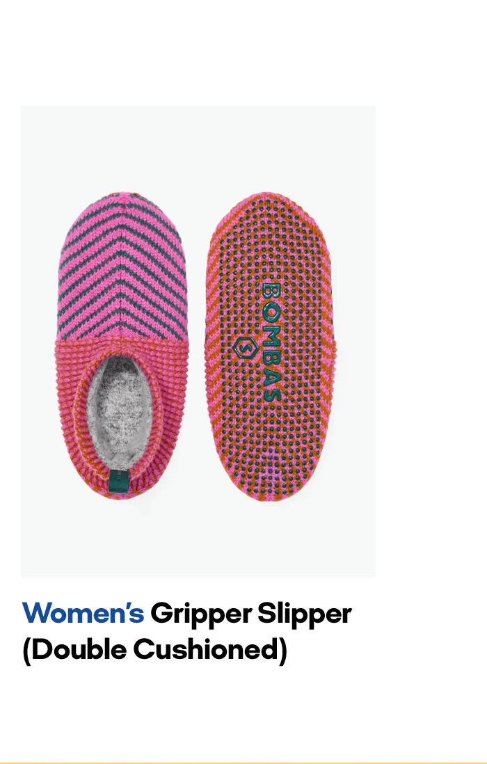 Women's Gripper Slipper (Double Cushioned)