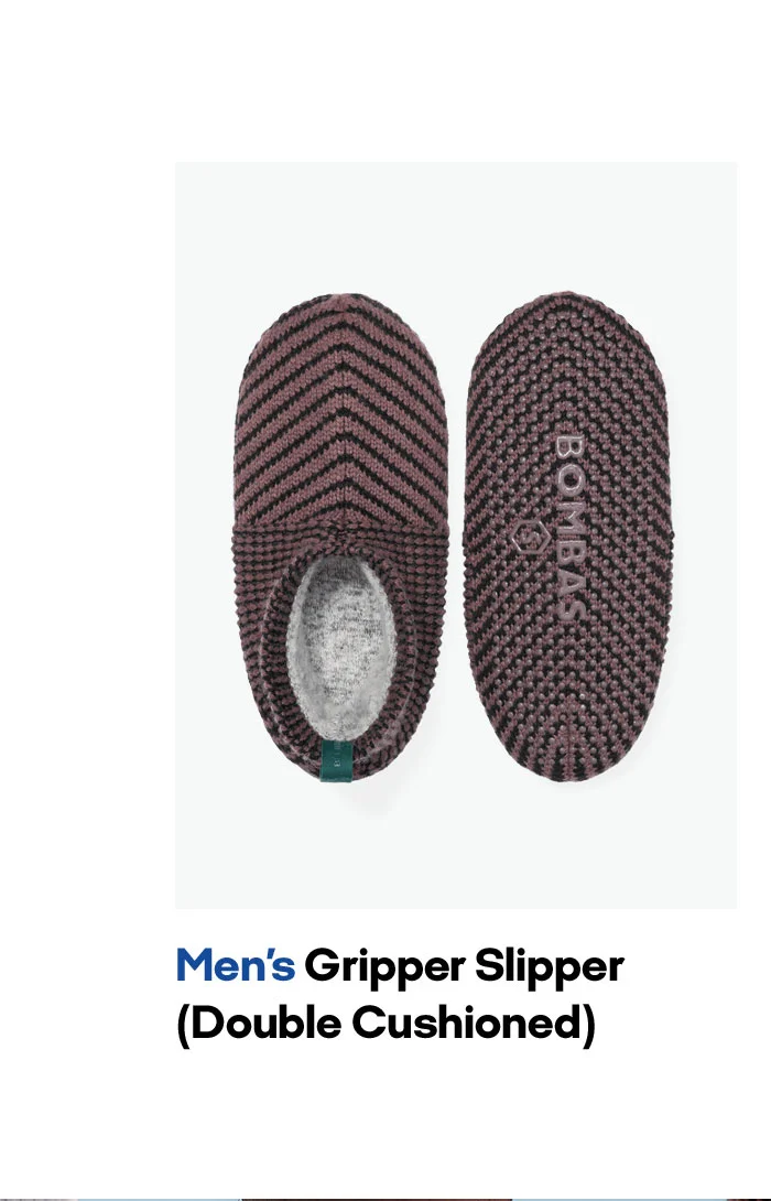 Men's Gripper Slipper (Double Cushioned)