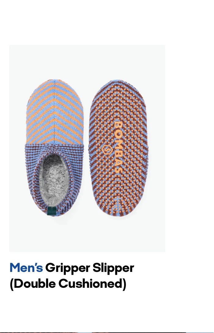Men's Gripper Slipper (Double Cushioned)