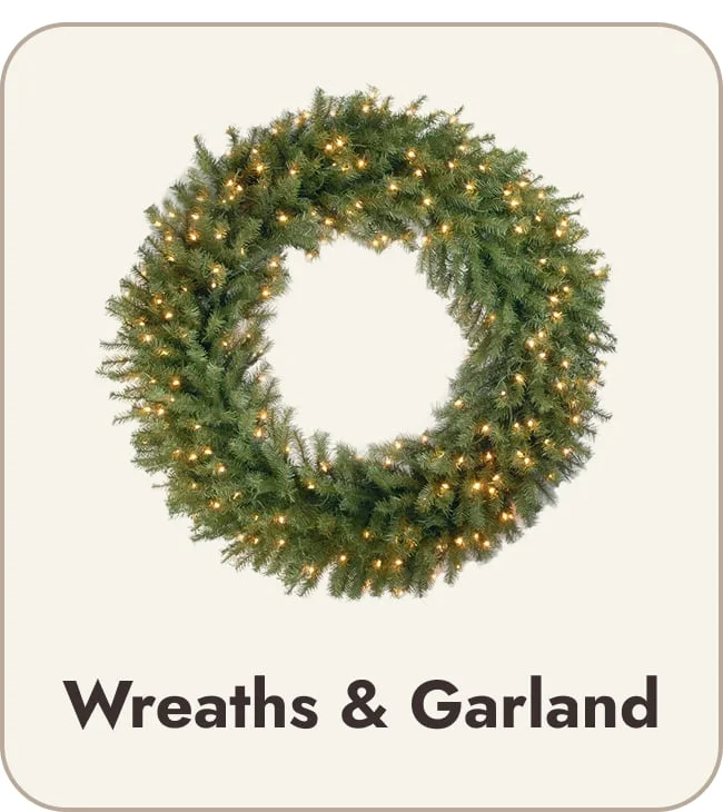 wreaths and garland