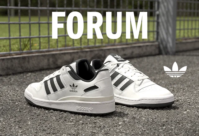 Black and white forum shoe