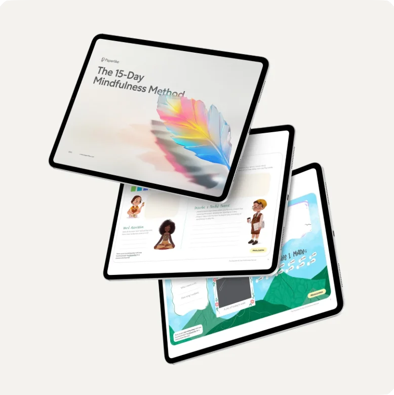 The Paperlike 15-Day Mindfulness Method. A journal to help you explore mindfulness.