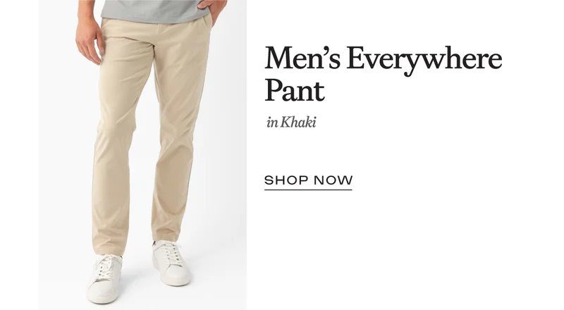 Men's Everywhere Pant in Khaki