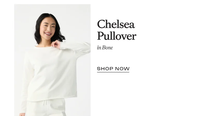 Chelsea Pullover in Bone