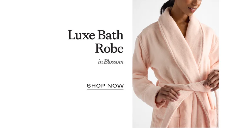 Luxe Bath Robe in Blossom