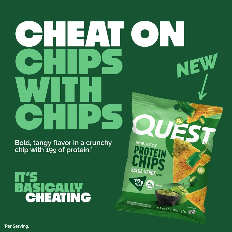 Quest Nutrition Salsa Verde Protein Chips