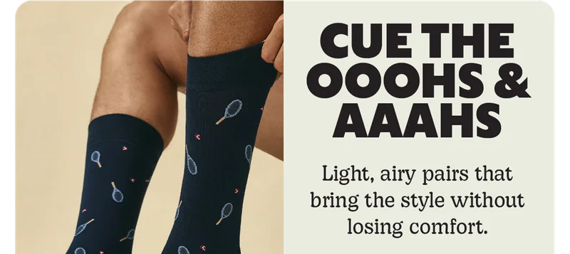 CUE THE OOOHS & AAAHS | Light, airy pairs that bring the style without losing comfort.