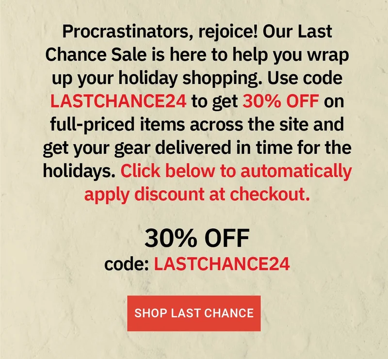Last Chance Sale