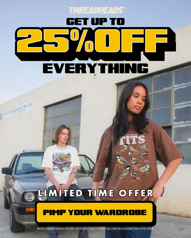 Get up to 25% off everything