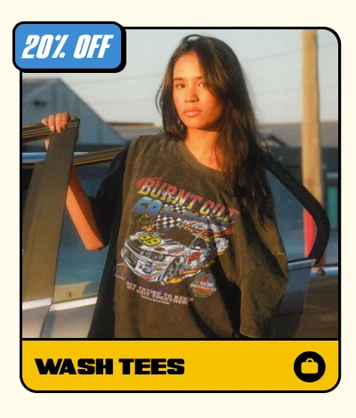 Vintage wash tees