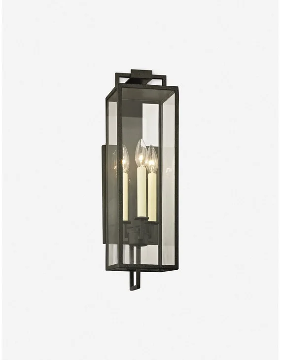 Judy Outdoor Sconce-Brown / 16.5"H