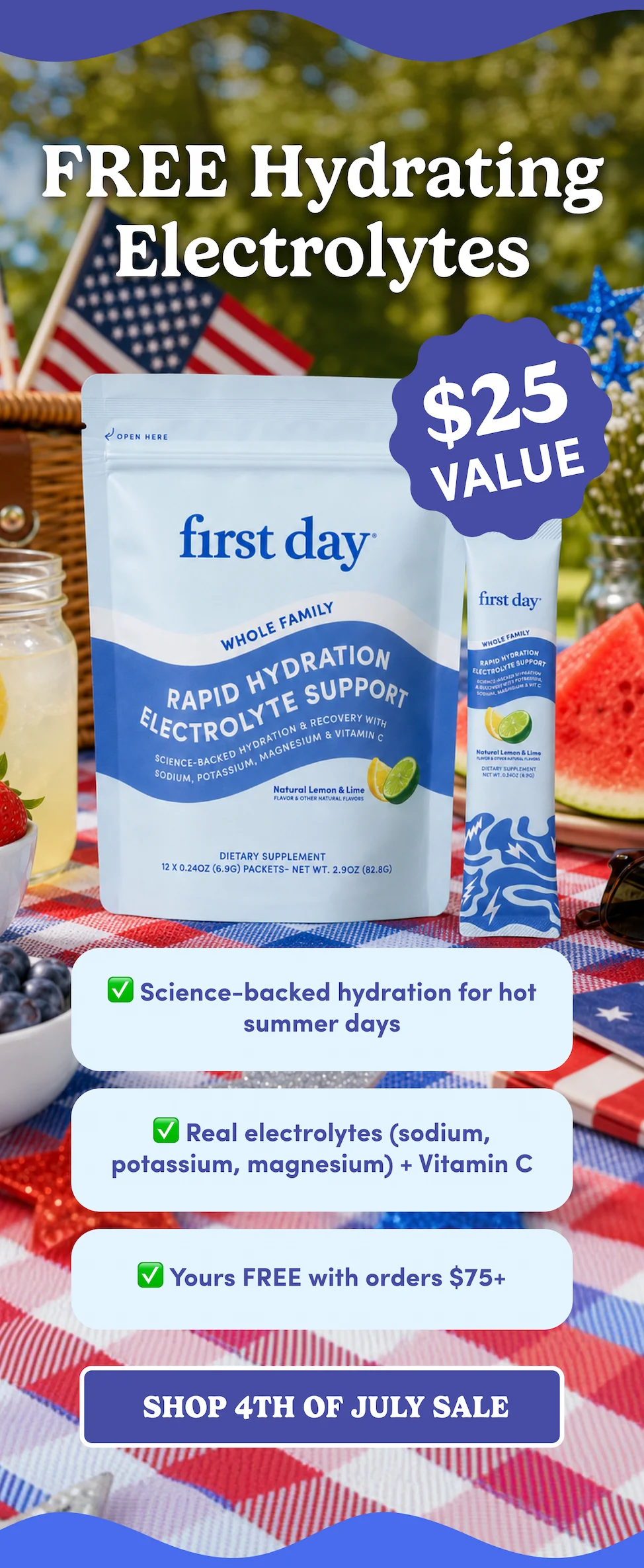 FREE Hydrating Electrolytes