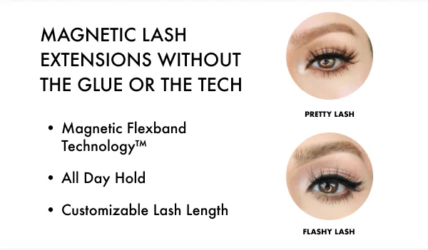 magnetic lash extensions without the glue or the tech 5 magnetic flexband technology™ all day hold customizable lash length lash extensions without the glue or the tech 5 magnetic flexband technology™ all day hold customizable lash length