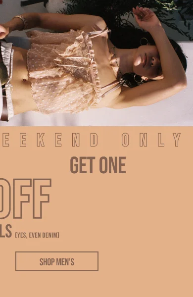 Buy One Get One 50% off Shop Men's