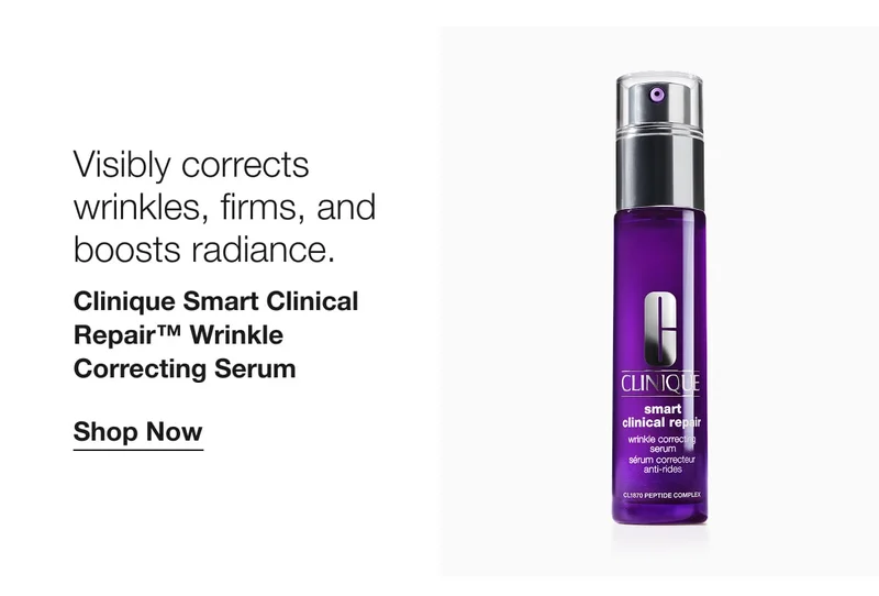 Visibly corrects wrinkles, firms, and boosts radiance. | Clinique Smart Clinical Repair™ Wrinkle Correcting Serum | Shop Now