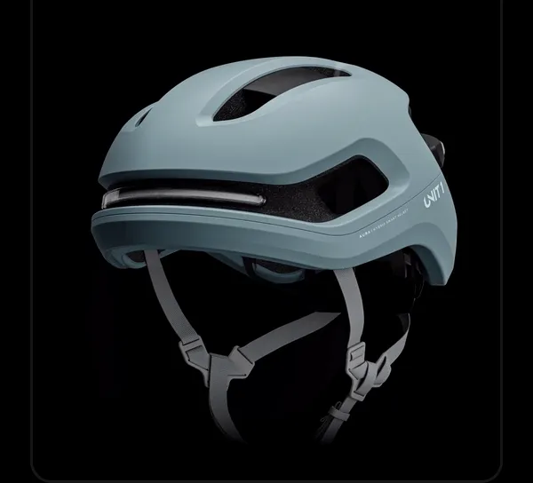 Helmet with brim and visors, magnetically attached.