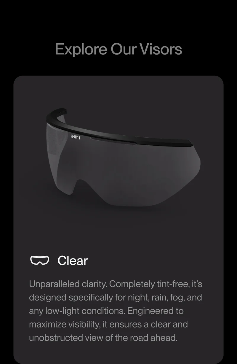 Clear Visor and its functionality.