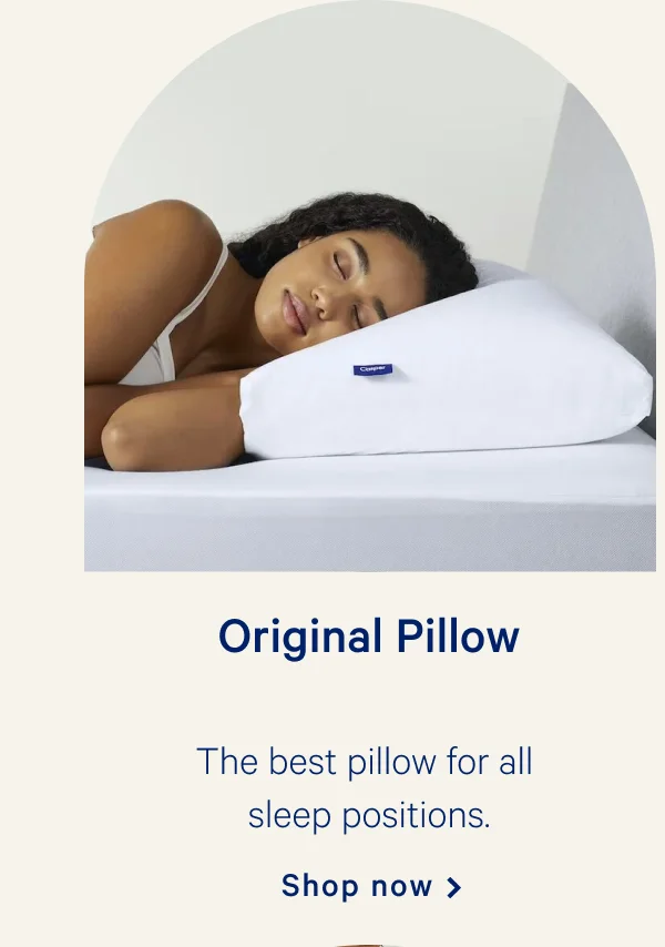 Original Pillow >> The best pillow for all sleep positions. >> Shop now >>