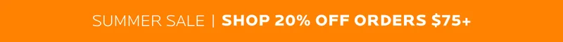 Shop 20% off orders $75+
