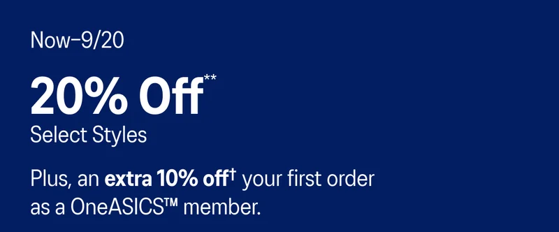 20% off Select Styles