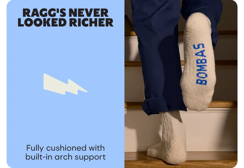 RAGG'S NEVER LOOKED RICHER | Fully cushioned with built-in arch support