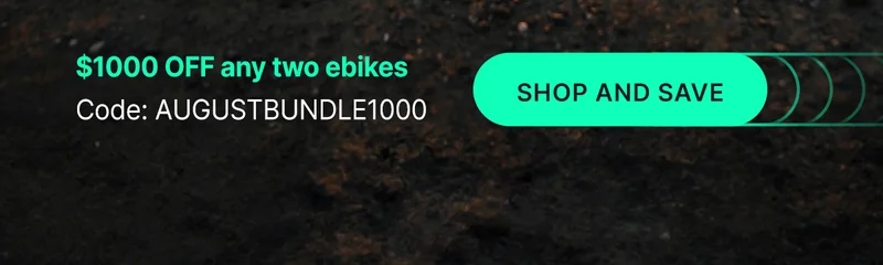 $1000 off any two ebikes