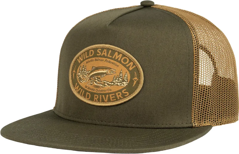 Hooké,  Wild Salmon Wild Rivers Trucker Hat - Unisex