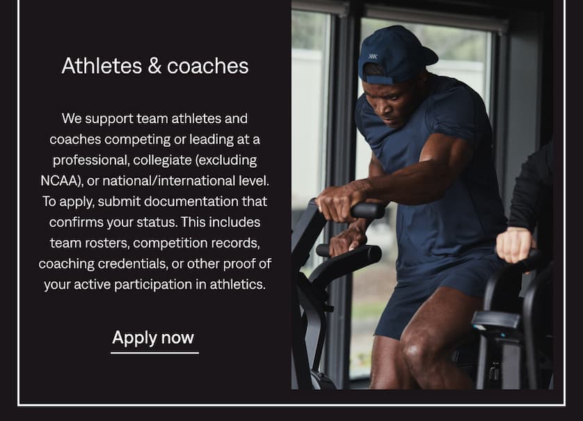 Athletes & coaches