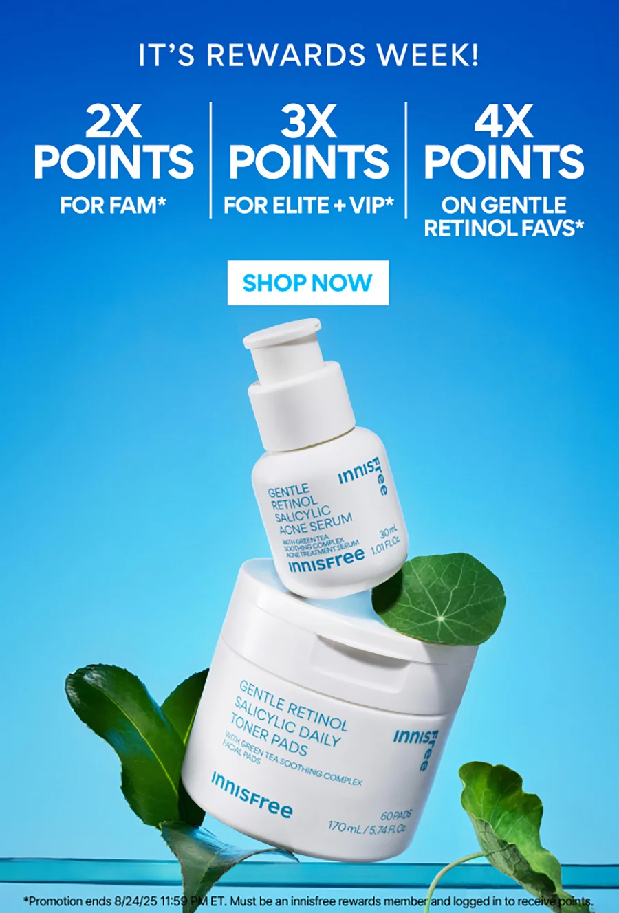 REWARDS WEEK! EARN UP TO 4X POINTS