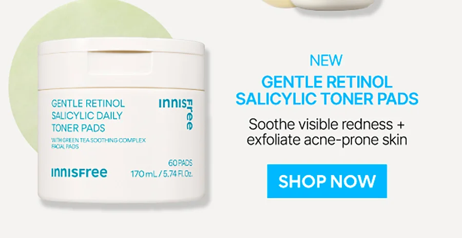 Daily Gentle Retinol Salicylic Toner Pads