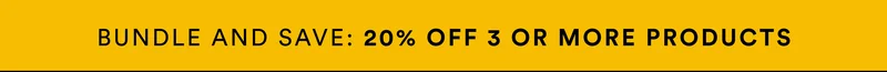 Bundd & Save: 20% OFF on 3 or more products