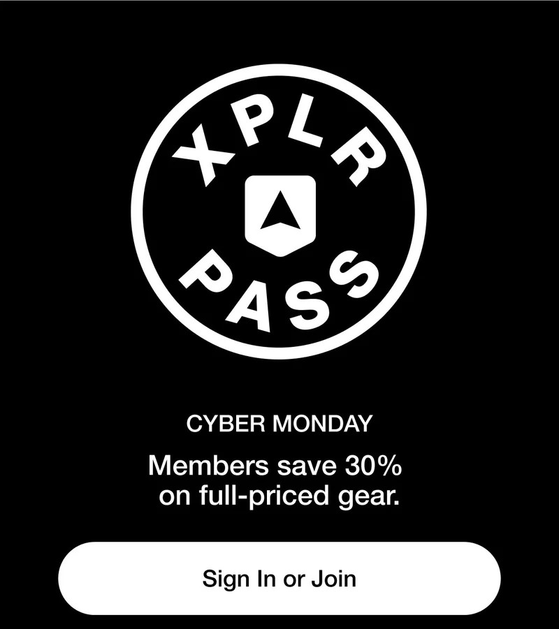 Cyber Monday - Members save 30% on full-priced gear - Sign In or Join