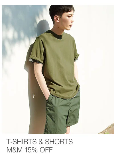 Shop 15% Off T-Shirts and Shorts