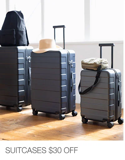Shop $30 Off Select Hard Shell Suitcases