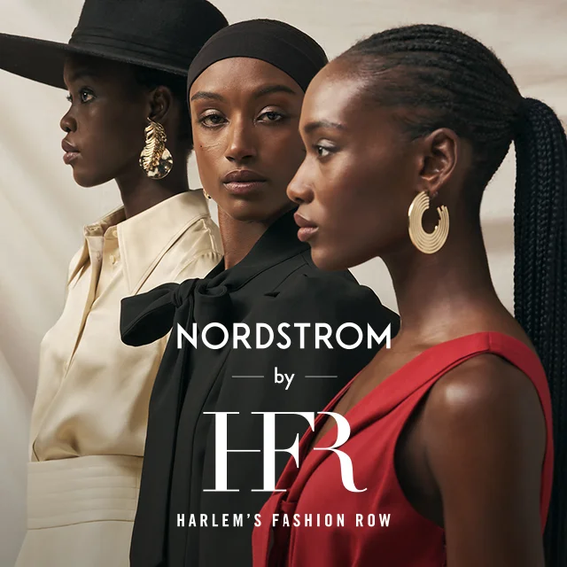 Models wearing fall styles from Nordstrom by Harlem's Fashion Row.