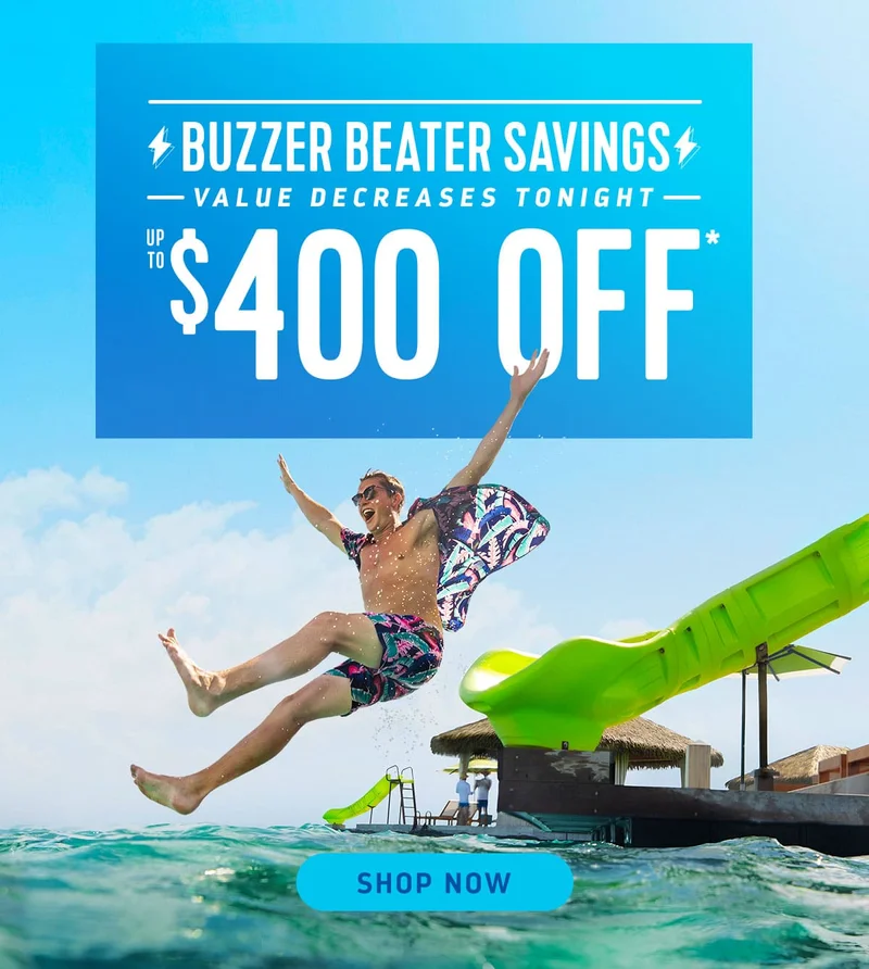 UP TO $400 OFF