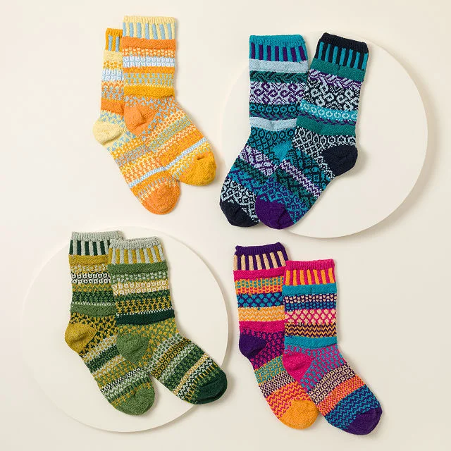 Mismatched Crew Socks