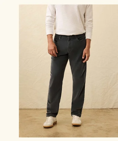 Stretch Terry 5-Pocket Pant