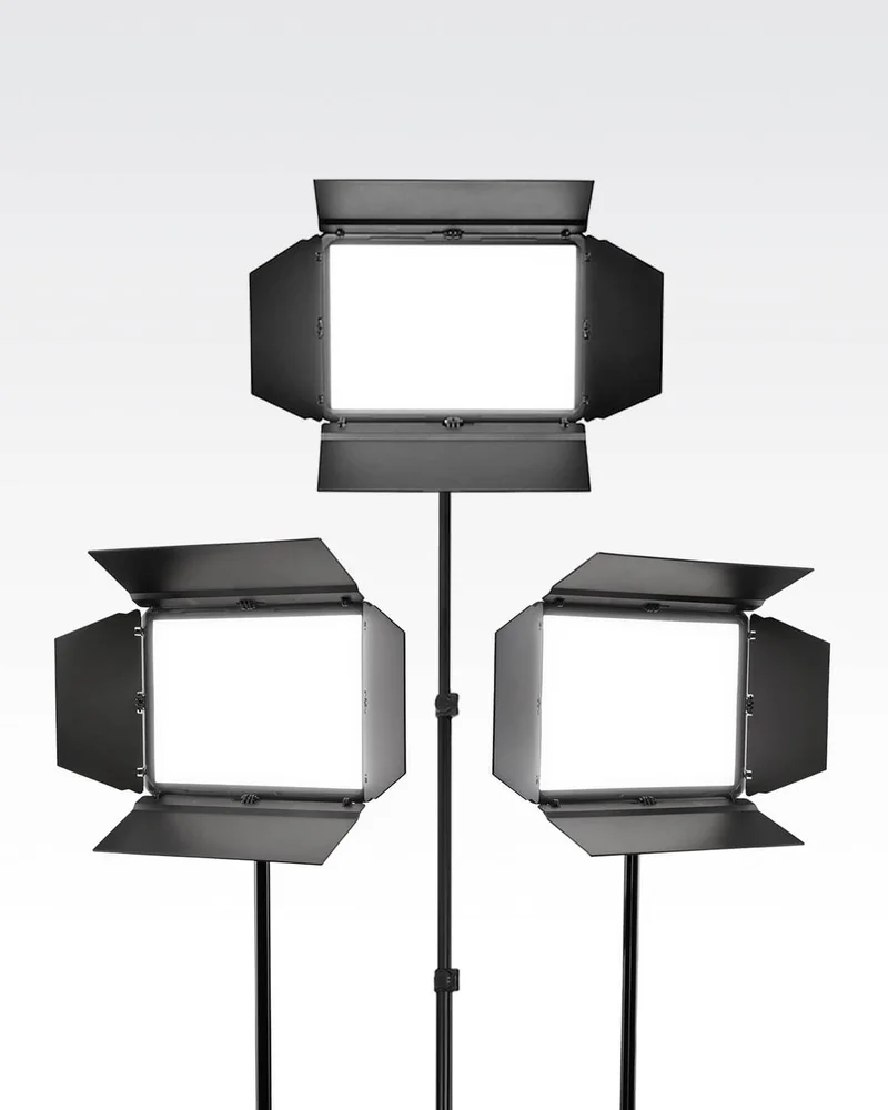 Image of Studio Panel 3-Point Lighting Kit