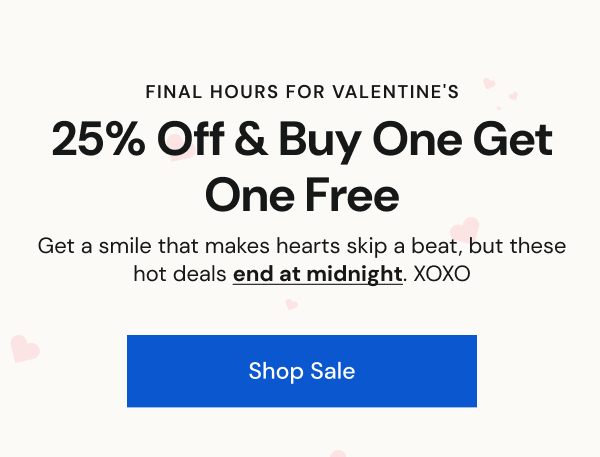 25% Off & Buy One Get One Free