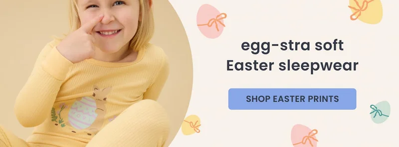 egg-stra soft Easter sleepwear