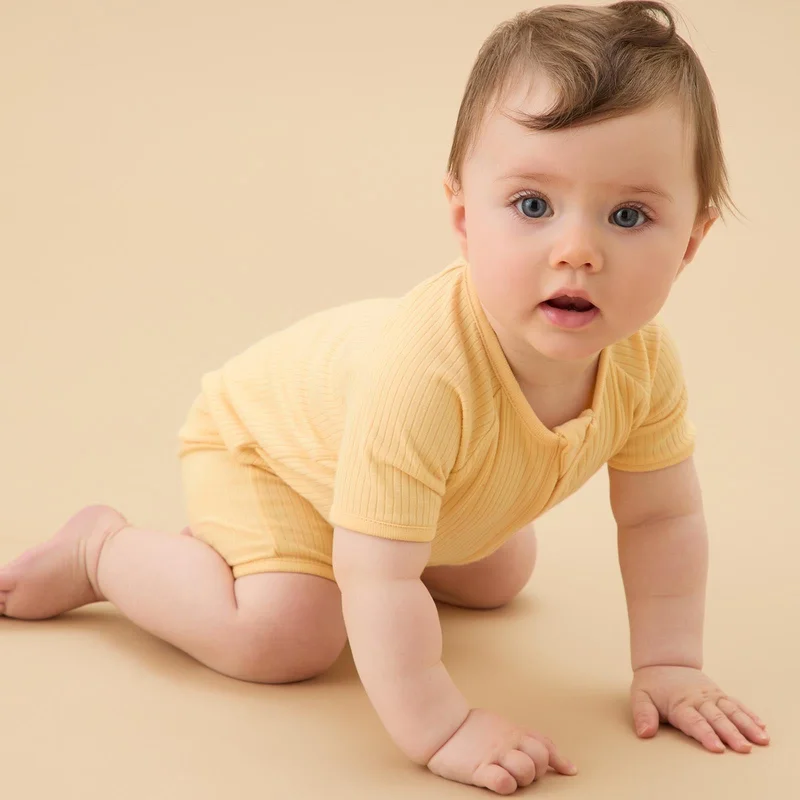 Image of Ribbed Zip Summer Pajamas