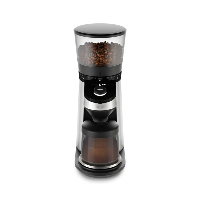 Image of Conical Burr Coffee Grinder with Integrated Scale