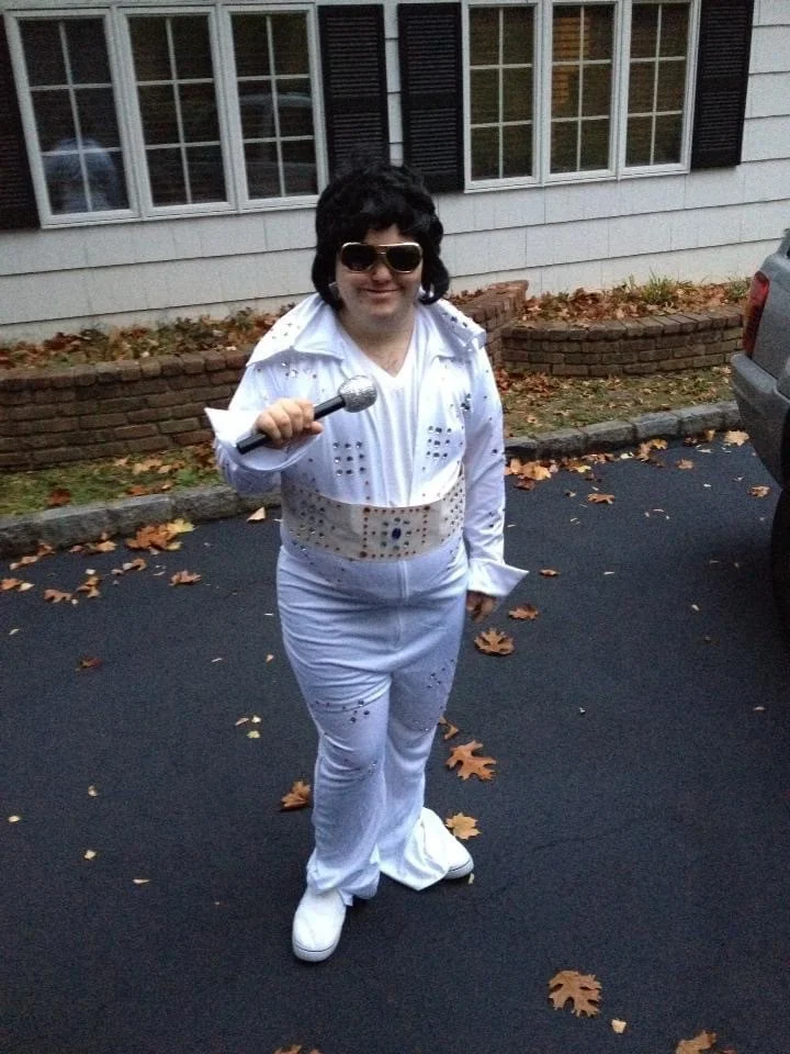 Halloween - John Dressed as Elvis